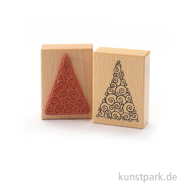 Artikelbild 1 des Artikels “Stempel - Weihnachtsbaum zum Kringeln - 6x8 cm “