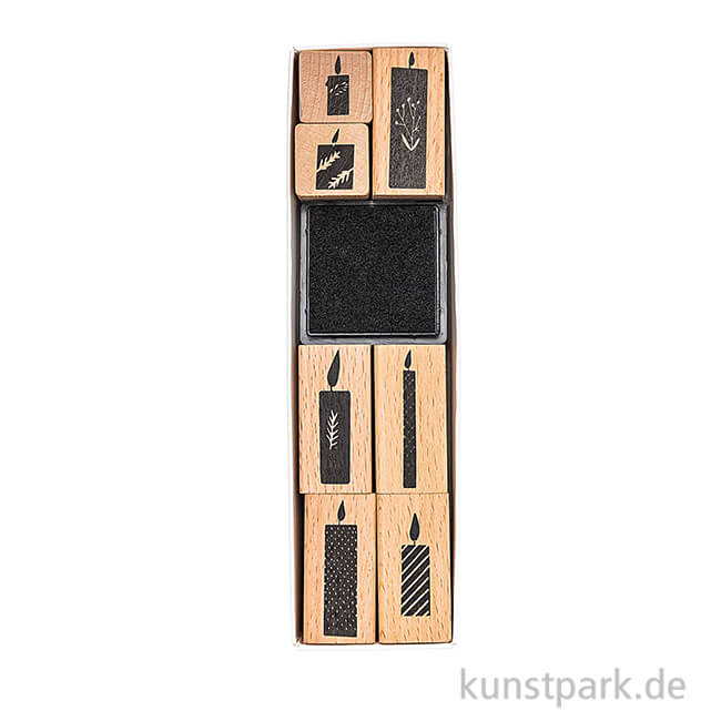 Artikelbild 1 des Artikels “Stempelset - Kerzen mit 7 Stempel “