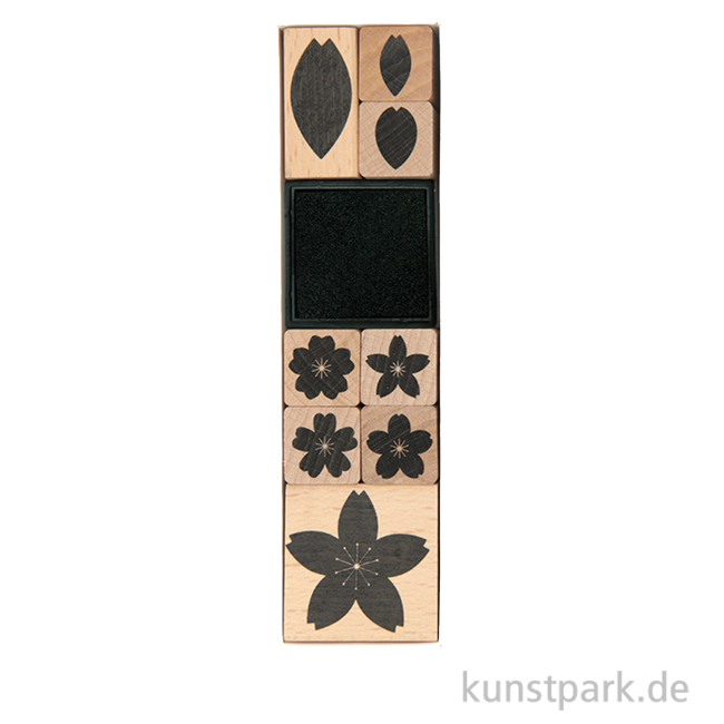 Artikelbild 1 des Artikels “Stempelset - Sakura, 8 Kirschblüten Stempel “