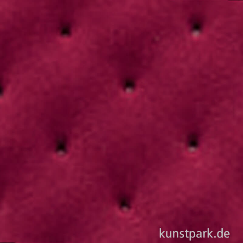 Artikelbild 1 des Artikels “Stepp-Samtstoff Dot - 50 x 70 cm, 340g/qm Stoff | Dunkelrot“