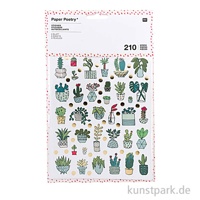 Artikelbild 1 des Artikels “Sticker - Hygge Plants, 6 Blatt “