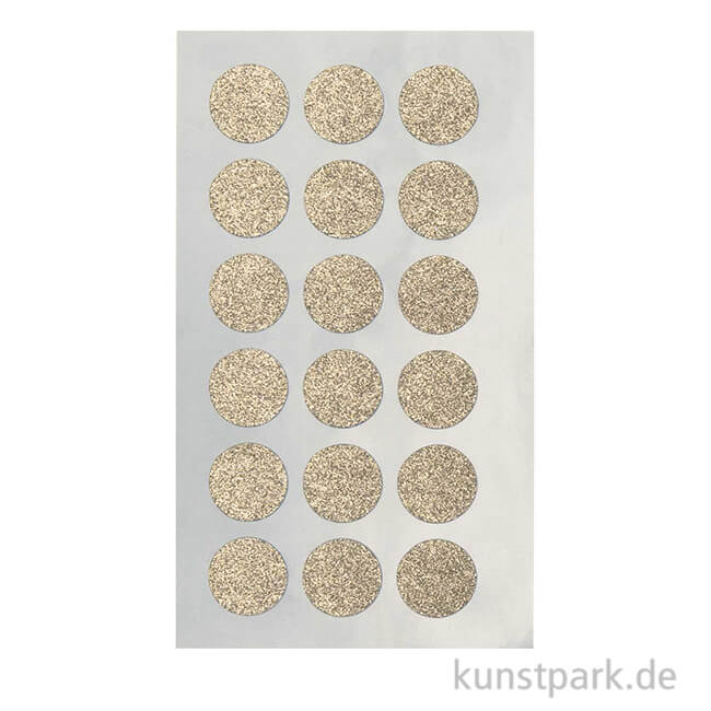 Artikelbild 1 des Artikels “Sticker - Kreise, Gold Glitter “