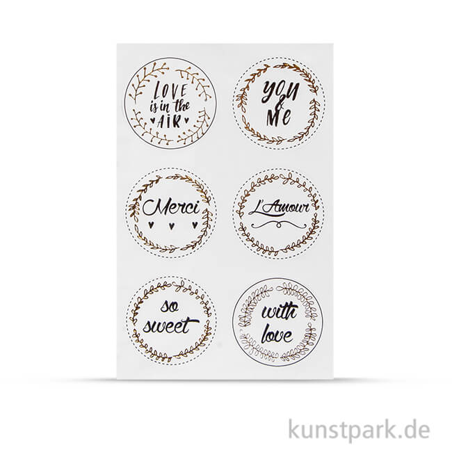 Artikelbild 1 des Artikels “Sticker - Love, 24 Stück sortiert “