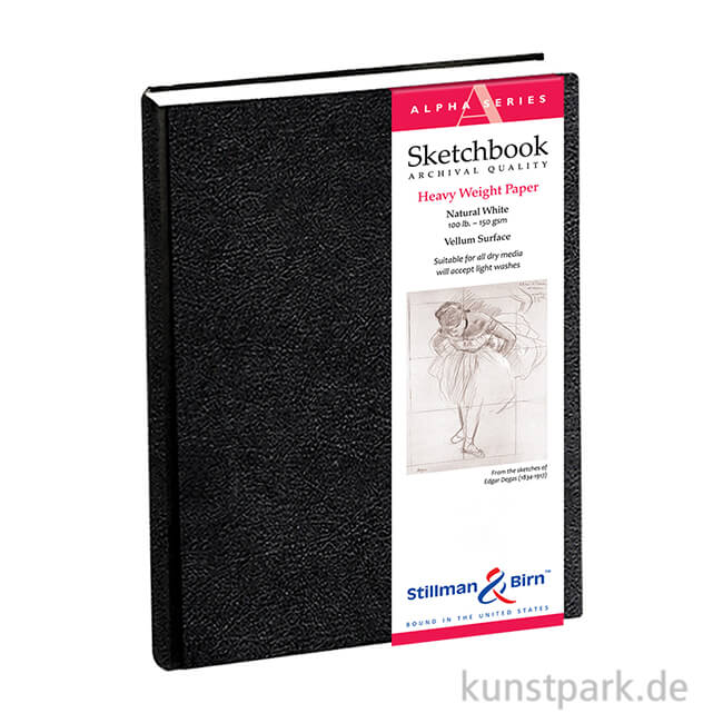Artikelbild 1 des Artikels “Stillman & Birn Skizzenbuch ALPHA, 62 Blatt, 150 g 14 x 21,6 cm“