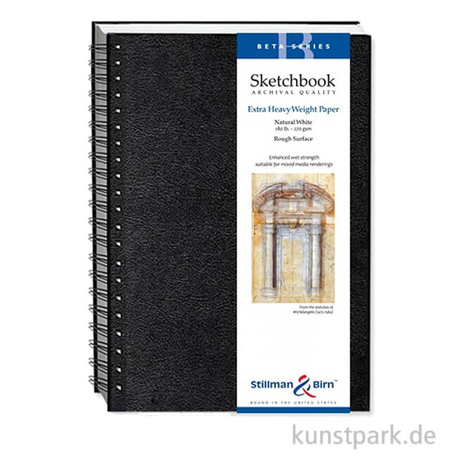 Artikelbild 1 des Artikels “Stillman & Birn Skizzenbuch BETA Spiral, 25 Blatt, 270 g “