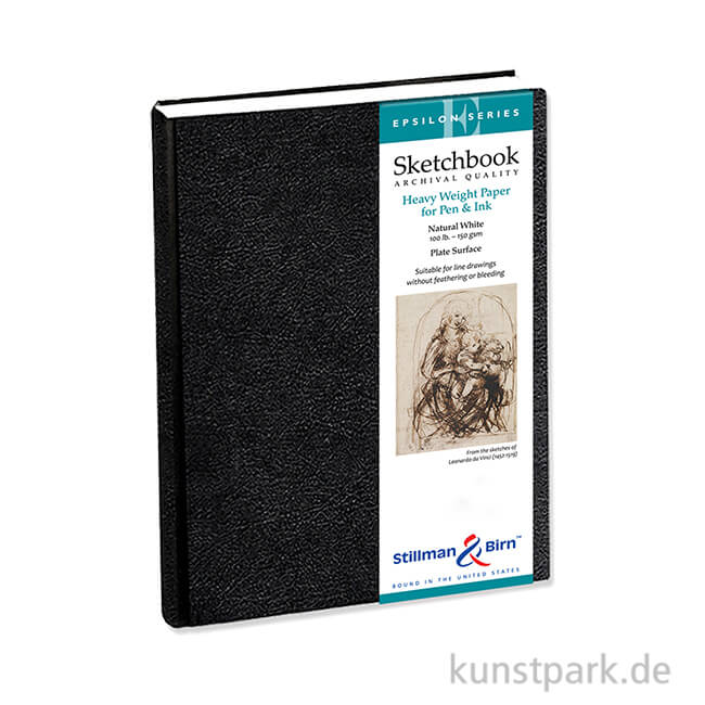Artikelbild 1 des Artikels “Stillman & Birn Skizzenbuch EPSILON, 62 Blatt, 150 g 14 x 21,6 cm (A5)“