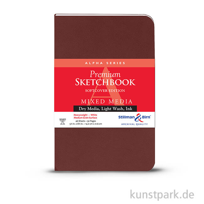 Artikelbild 1 des Artikels “Stillman & Birn Skizzenbuch Softcover ALPHA, 48 Blatt, 150 g “