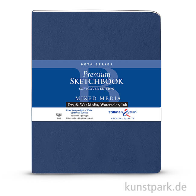 Artikelbild 1 des Artikels “Stillman & Birn Skizzenbuch Softcover BETA, 28 Blatt, 270 g 20,3 x 25,3 cm“