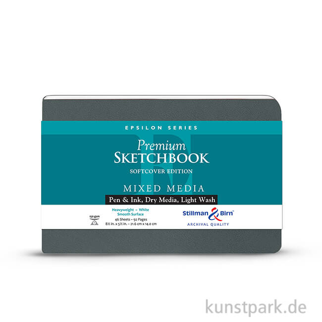 Artikelbild 1 des Artikels “Stillman & Birn Skizzenbuch Softcover EPSILON, 48 Blatt, 150 g 21 x 14 cm“
