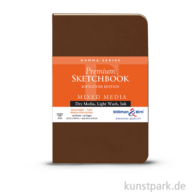 Artikelbild 1 des Artikels “Stillman & Birn Skizzenbuch Softcover GAMMA, 48 Blatt, 150 g “