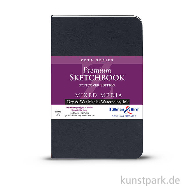 Artikelbild 1 des Artikels “Stillman & Birn Skizzenbuch Softcover ZETA, 28 Blatt, 270 g “