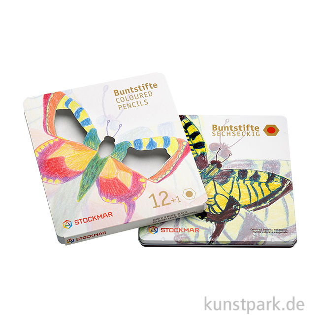 Artikelbild 1 des Artikels “STOCKMAR Buntstifte sechseckig, 12 Stifte im Metalletui “