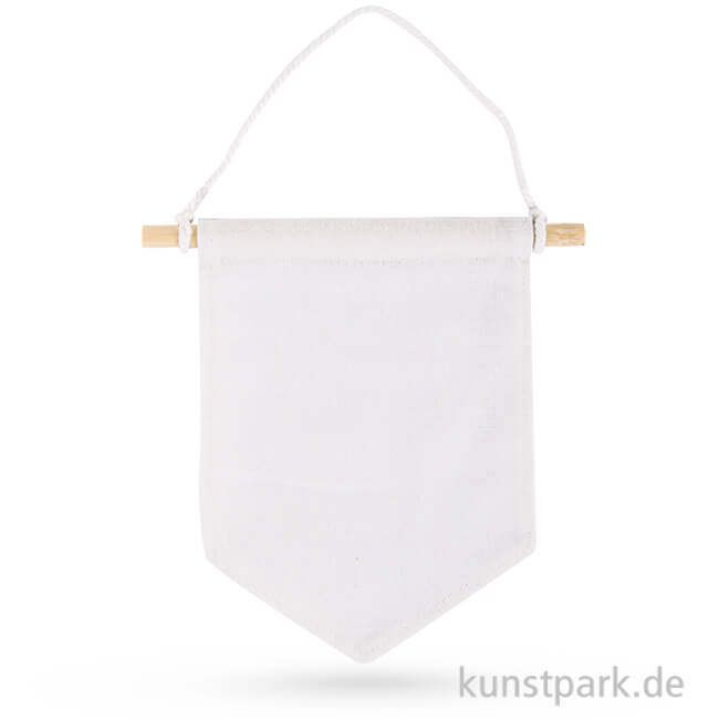 Artikelbild 1 des Artikels “Stoffwimpel zum Bemalen, 24 x 30 cm “