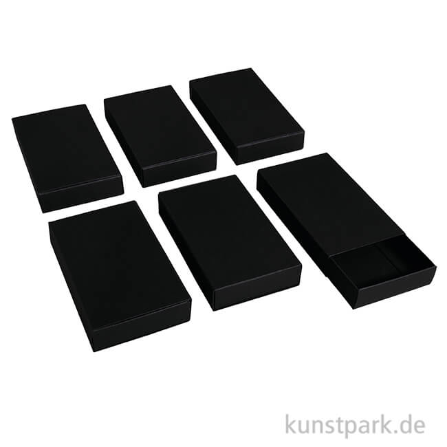 Artikelbild 1 des Artikels “Streichholzschachteln, Groß, Schwarz, 11 x 6,5 x 2 cm, 6 Stück “