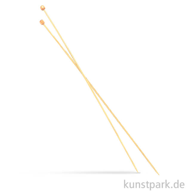 Artikelbild 1 des Artikels “Stricknadel aus Bambus - Länge 35 cm, 1 Paar Nr. 3“