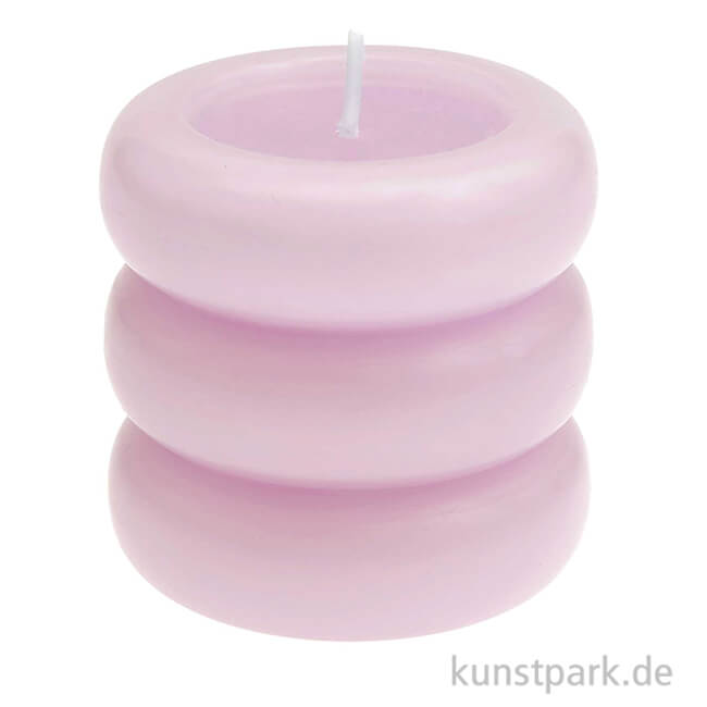 Artikelbild 1 des Artikels “Stumpenkerze - Ringe, Beere, 7 x 7 cm “