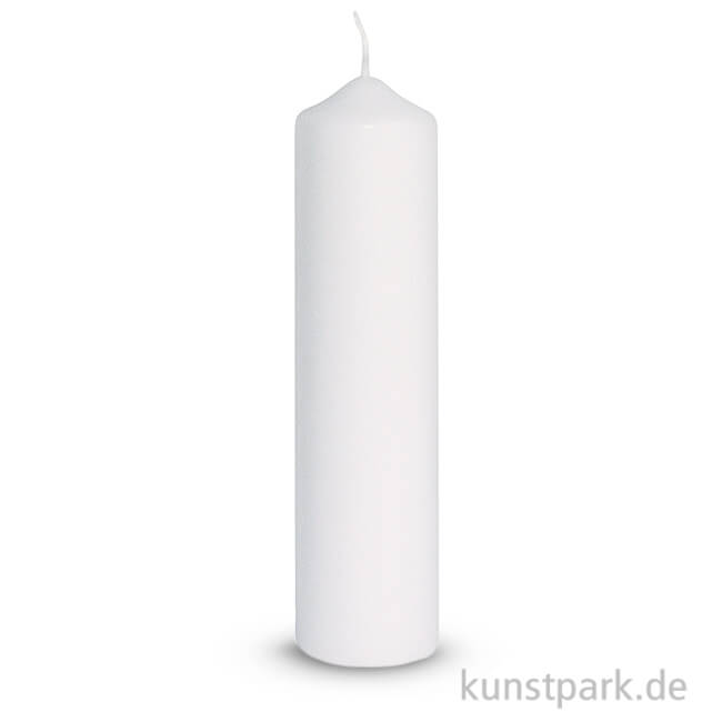 Artikelbild 1 des Artikels “Stumpenkerze Weiß 200 x 50 mm“