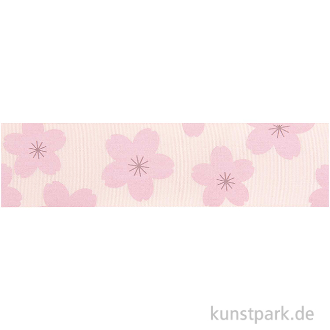Artikelbild 1 des Artikels “Taftband - Sakura, Kirschblüten, Puder, 3m “