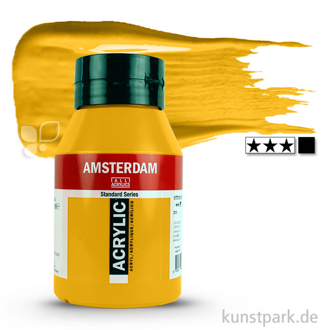 Artikelbild 1 des Artikels “Talens AMSTERDAM Acrylfarben 1 Liter Flasche | 227 Gelber Ocker“