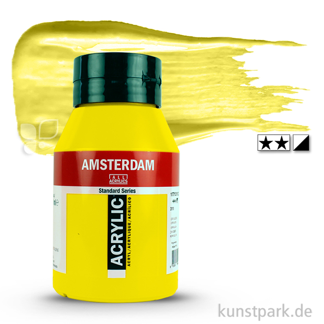 Artikelbild 1 des Artikels “Talens AMSTERDAM Acrylfarben 1 Liter Flasche | 275 Primärgelb“