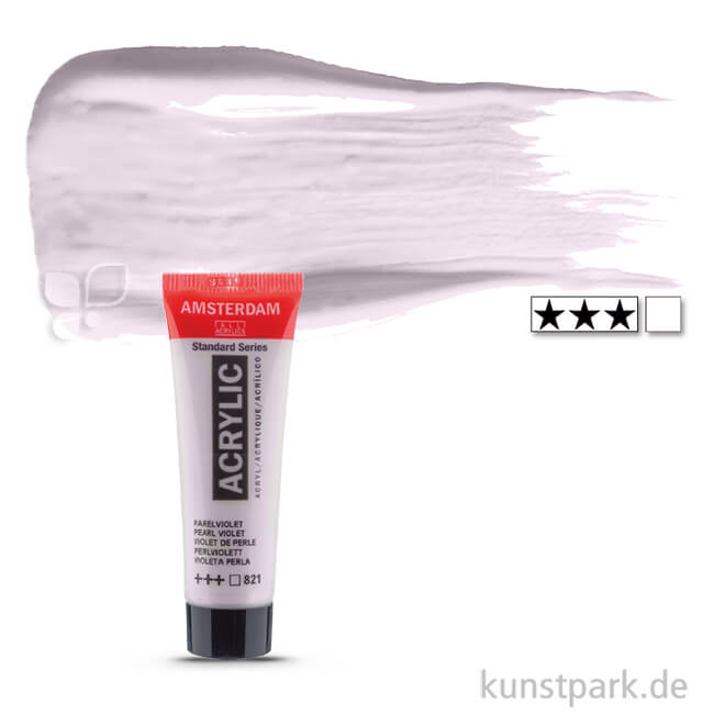 Artikelbild 1 des Artikels “Talens AMSTERDAM Acrylfarben 20 ml Tube | 821 Perlviolett“