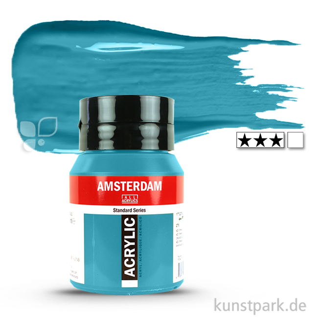 Artikelbild 1 des Artikels “Talens AMSTERDAM Acrylfarben 500 ml Flasche | 557 Grünblau“