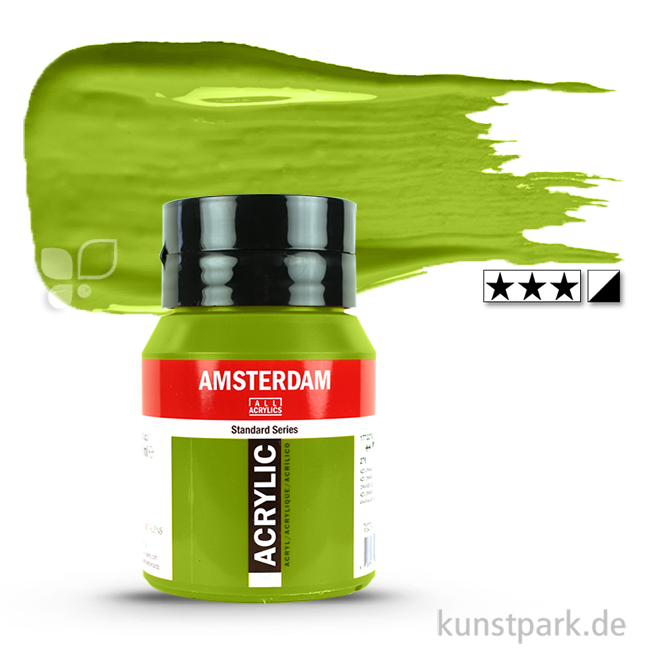 Artikelbild 1 des Artikels “Talens AMSTERDAM Acrylfarben 500 ml Flasche | 617 Gelbgrün“
