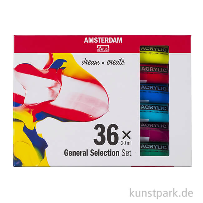 Artikelbild 1 des Artikels “Talens AMSTERDAM Acrylfarben Set mit 36 x 20 ml “