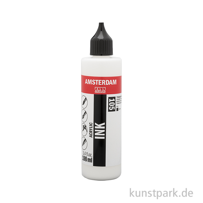 Artikelbild 1 des Artikels “Talens AMSTERDAM Acrylic Ink, 100 ml, Titanweiß “