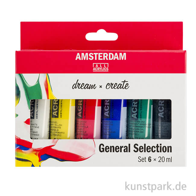 Artikelbild 1 des Artikels “Talens AMSTERDAM Acrylfarben Introset I mit 6 x 20 ml “