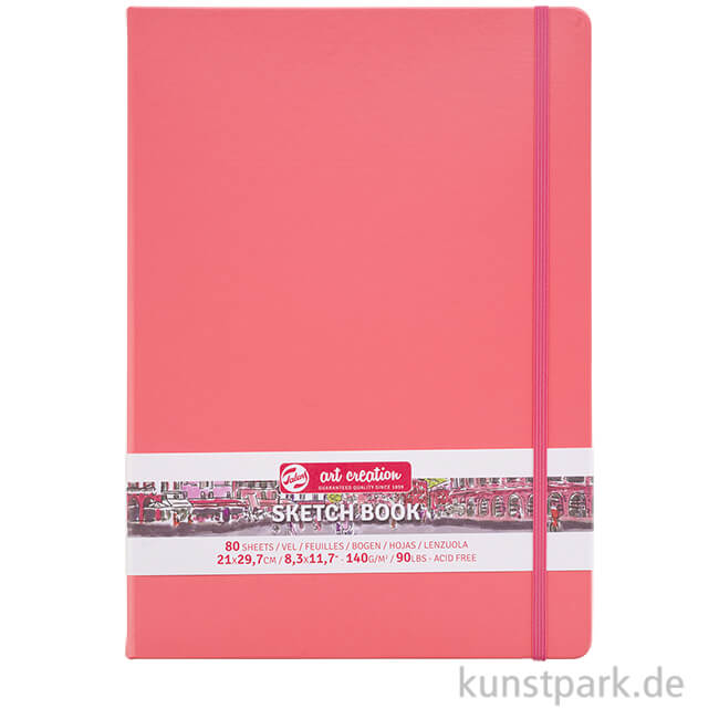 Artikelbild 1 des Artikels “Talens Art Creation - Skizzenbuch Coral Red, 80 Blatt, 140g 21 x 30 cm“