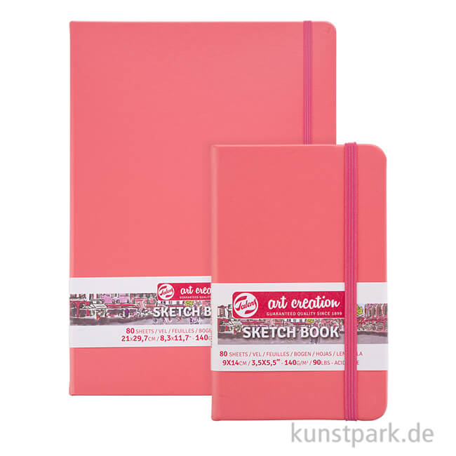 Artikelbild 1 des Artikels “Talens Art Creation - Skizzenbuch Coral Red, 80 Blatt, 140g “