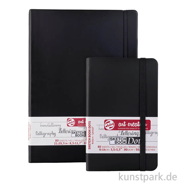 Artikelbild 1 des Artikels “Talens Art Creation Skizzenbuch Dots Journal Schwarz, 80 Blatt, 80g “