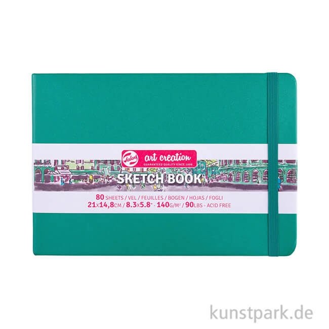 Artikelbild 1 des Artikels “Talens Art Creation - Skizzenbuch Forest Green, 80 Blatt, 140g 21 x 15 cm“