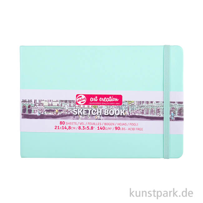 Artikelbild 1 des Artikels “Talens Art Creation - Skizzenbuch Fresh Mint, 80 Blatt, 140g 21 x 15 cm“