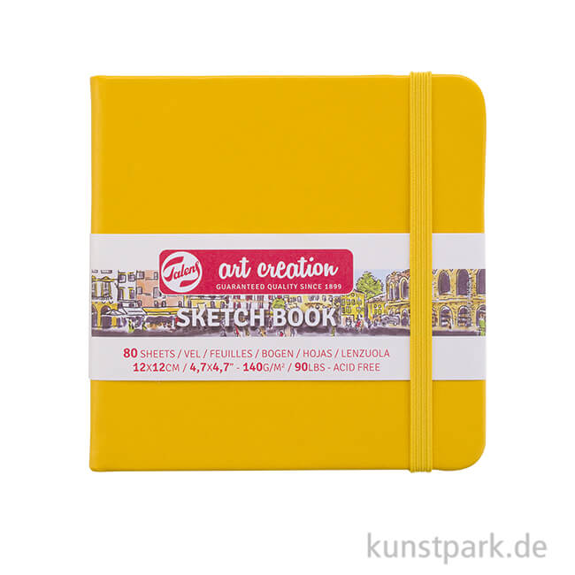 Artikelbild 1 des Artikels “Talens Art Creation - Skizzenbuch Golden Yellow, 80 Blatt, 140g 12 x 12 cm“