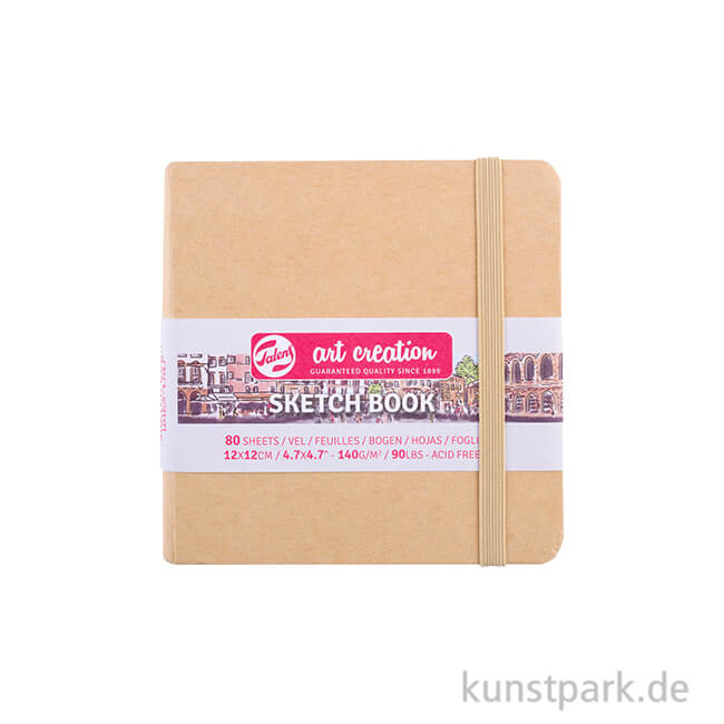 Artikelbild 1 des Artikels “Talens Art Creation - Skizzenbuch Kraft, 80 Blatt, 140g 12 x 12 cm“