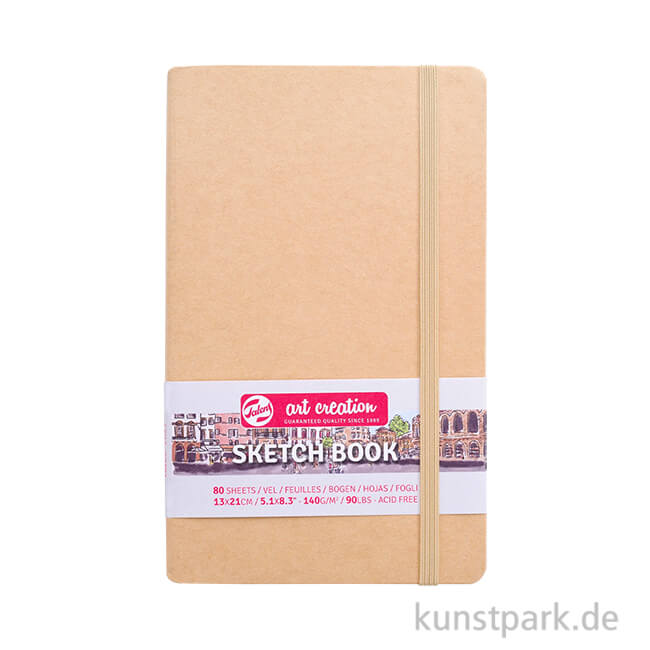 Artikelbild 1 des Artikels “Talens Art Creation - Skizzenbuch Kraft, 80 Blatt, 140g 13 x 21 cm“
