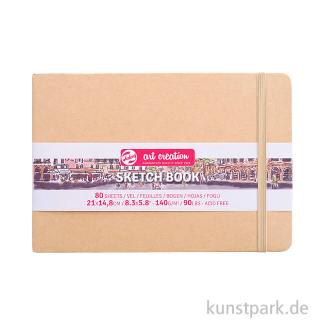 Artikelbild 1 des Artikels “Talens Art Creation - Skizzenbuch Kraft, 80 Blatt, 140g 21 x 15 cm“