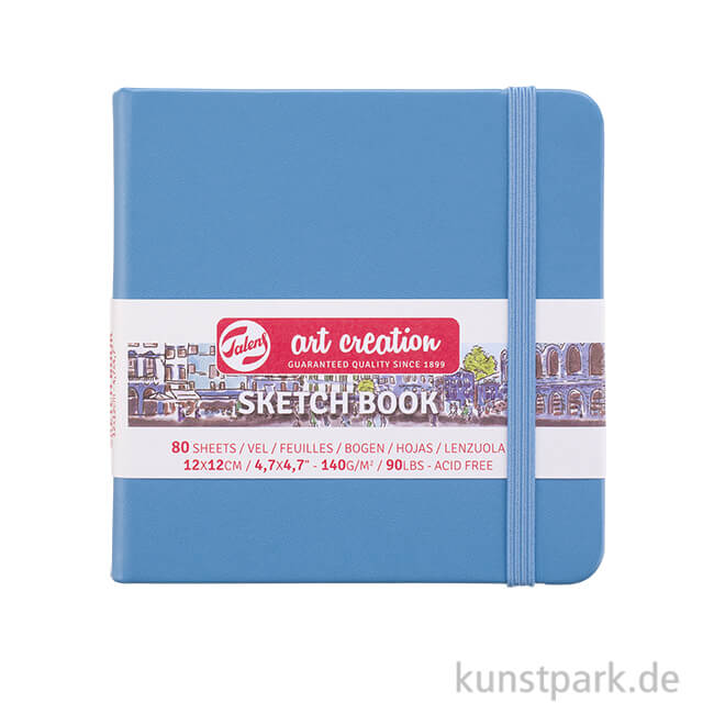 Artikelbild 1 des Artikels “Talens Art Creation - Skizzenbuch Lake Blue, 80 Blatt, 140g 12 x 12 cm“