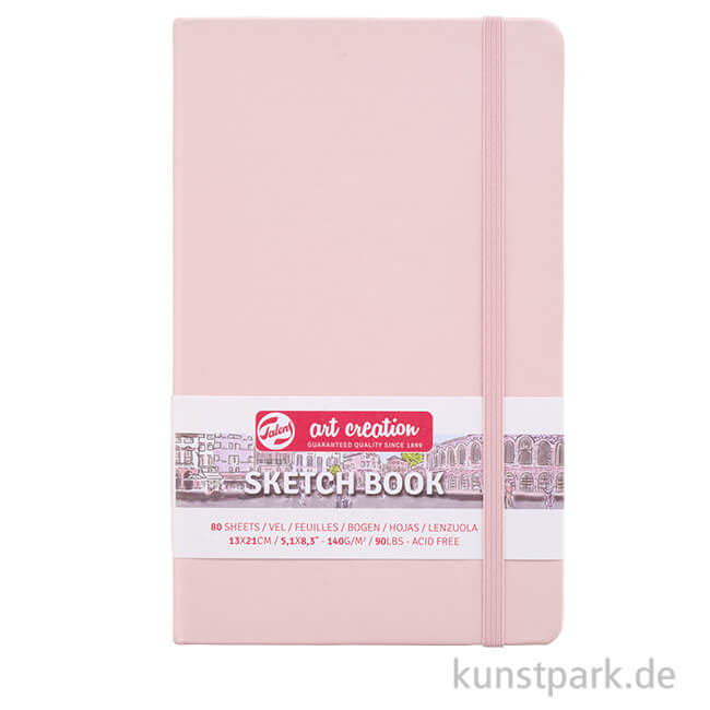 Artikelbild 1 des Artikels “Talens Art Creation - Skizzenbuch Pastel Pink, 80 Blatt, 140g 13 x 21 cm“
