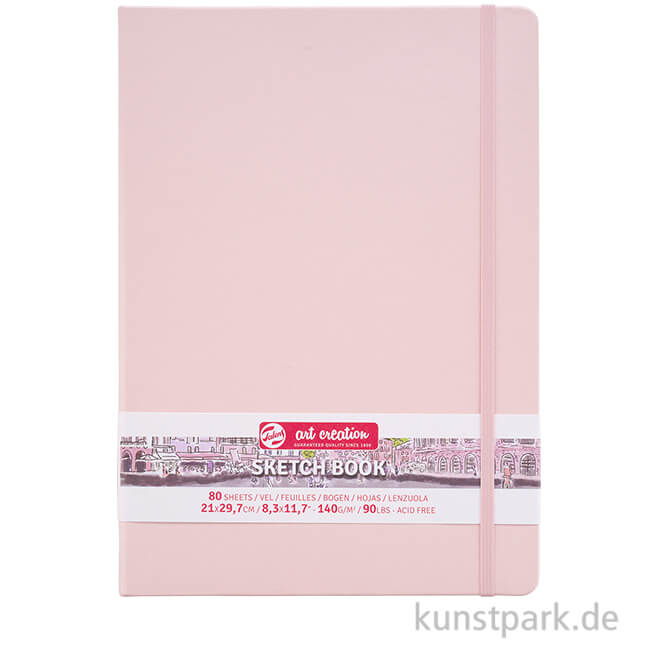 Artikelbild 1 des Artikels “Talens Art Creation - Skizzenbuch Pastel Pink, 80 Blatt, 140g 21 x 30 cm“