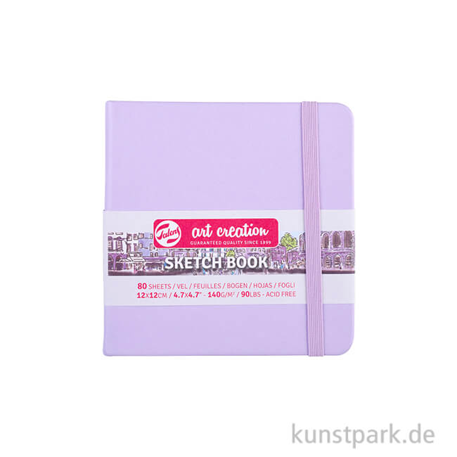 Artikelbild 1 des Artikels “Talens Art Creation - Skizzenbuch Pastel Violet, 80 Blatt, 140g 12 x 12 cm“