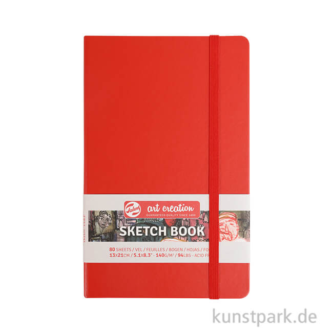 Artikelbild 1 des Artikels “Talens Art Creation - Skizzenbuch Rot, 80 Blatt, 140g 13 x 21 cm“