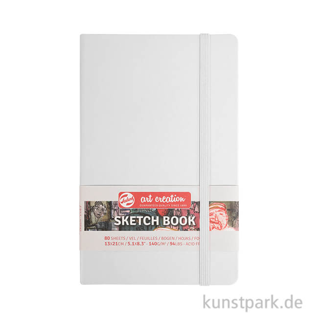 Artikelbild 1 des Artikels “Talens Art Creation - Skizzenbuch Weiß, 80 Blatt, 140g 13 x 21 cm“