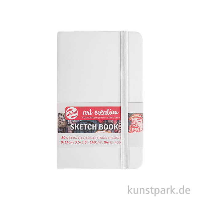 Artikelbild 1 des Artikels “Talens Art Creation - Skizzenbuch Weiß, 80 Blatt, 140g 9 x 14 cm“