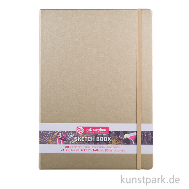 Artikelbild 1 des Artikels “Talens Art Creation - Skizzenbuch White Gold, 80 Blatt, 140g 21 x 30 cm (A4)“