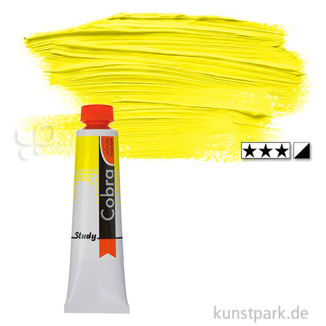 Artikelbild 1 des Artikels “Talens COBRA Study wasservermalbare Ölfarbe 40 ml | 254 Perm. Zitrongelb“
