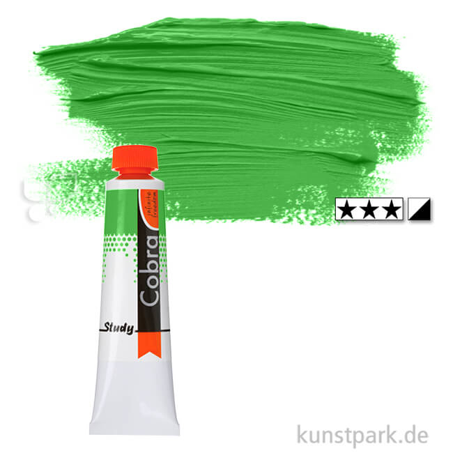 Artikelbild 1 des Artikels “Talens COBRA Study wasservermalbare Ölfarbe 40 ml | 618 Perm. Grün hell“
