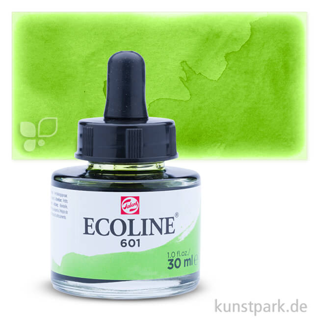 Artikelbild 1 des Artikels “Talens ECOLINE - Flüssige Wasserfarbe 30 ml | 601 Hellgrün“